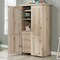 Space-Saving Armoire with Drop Leaf Desk and Adjustable Shelves for Home Office or Crafting